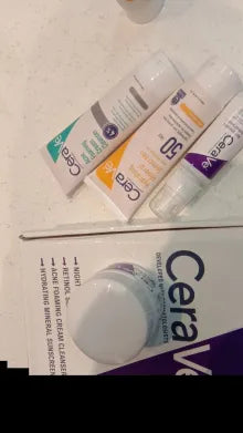 Cerave Night Cream , Cerave Serum , Cerave Sunscreen & Cerave Acne Cleanser + 1 Free Gift 🥳